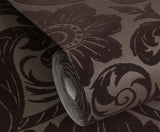 Galerie LB25168 Off The Wall Damask Sauvage Bronze Brown Wallpaper LB25168 Bronze Brown Wallpaper