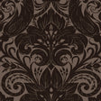 Galerie LB25168 Off The Wall Damask Sauvage Bronze Brown Wallpaper LB25168 Bronze Brown Wallpaper