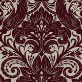 Galerie LB25170 Damask Sauvage Red Wallpaper