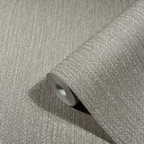 Galerie NT32738 The New Textures Vertical Weave Silver Grey Wallpaper NT32738 Silver Grey Wallpaper