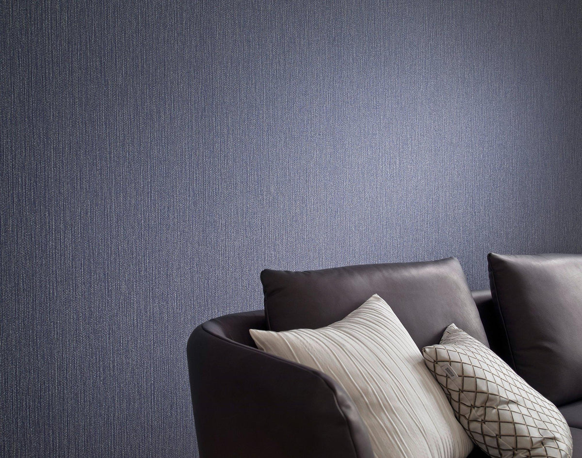 Galerie NT32741 The New Textures Vertical Weave Blue Wallpaper NT32741 Blue Wallpaper