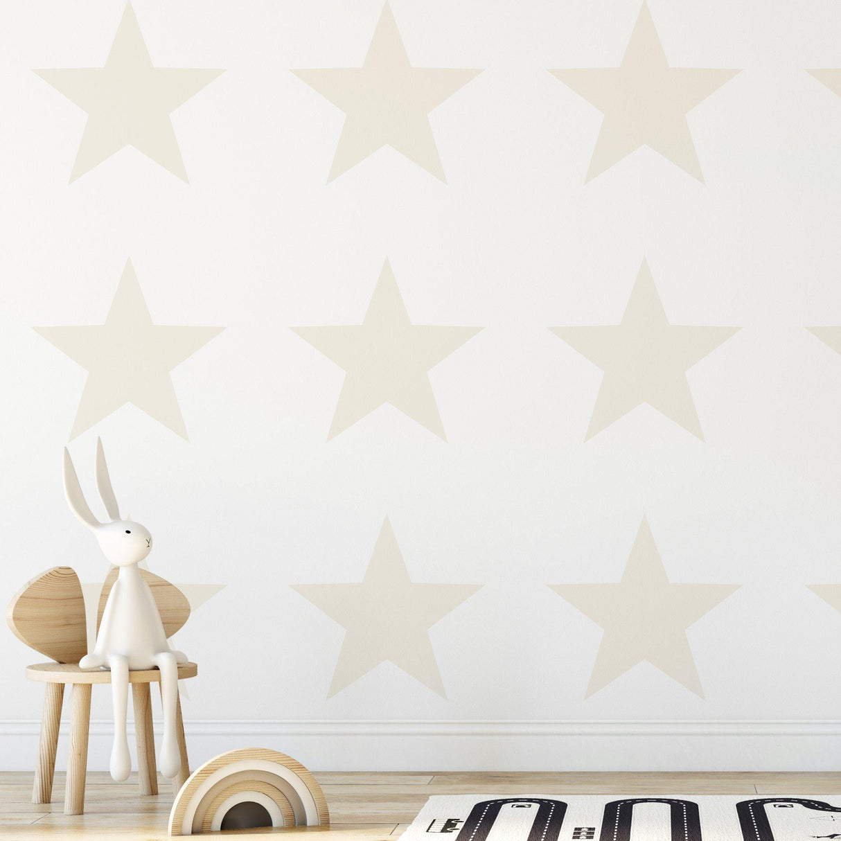 Galerie SS21243 Style Sisters Single Star Beige Wallpaper SS21243 Beige Wallpaper