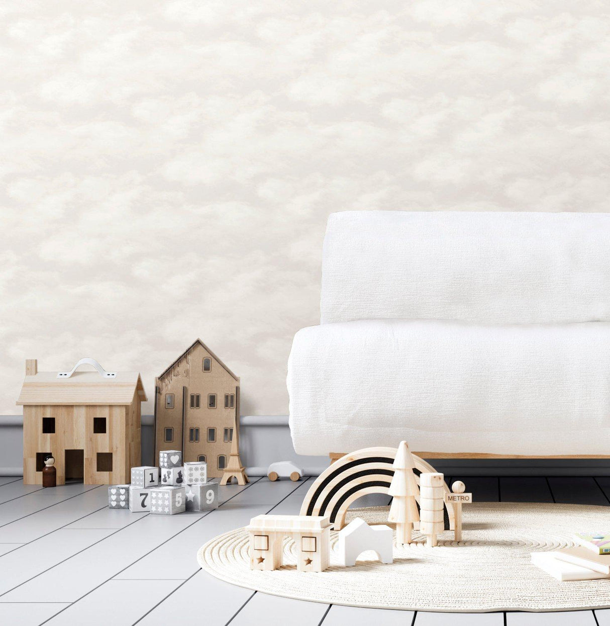 Galerie SS21248 Style Sisters Cloud Natural Beige Wallpaper SS21248 Beige Wallpaper