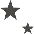 Galerie SS21254 Style Sisters Double Star Black Wallpaper SS21254 Black Wallpaper