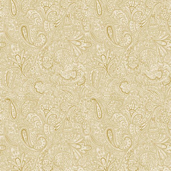Galerie 11302 Paisley Trellis Gold Wallpaper