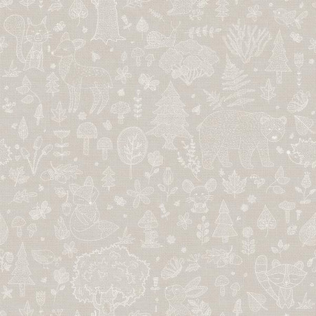 Galerie 14807 Kids Silver Grey Wallpaper
