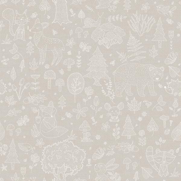 Galerie 14807 Kids Silver Grey Wallpaper