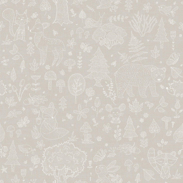Galerie 14807 Little Explorers 2 Kids Silver Grey Wallpaper 14807 Silver Grey Wallpaper