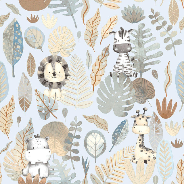 Galerie 14836 Little Explorers 2 Kids Blue Wallpaper 14836 Blue Wallpaper