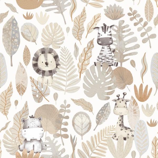 Galerie 14837 Kids Silver Grey Wallpaper