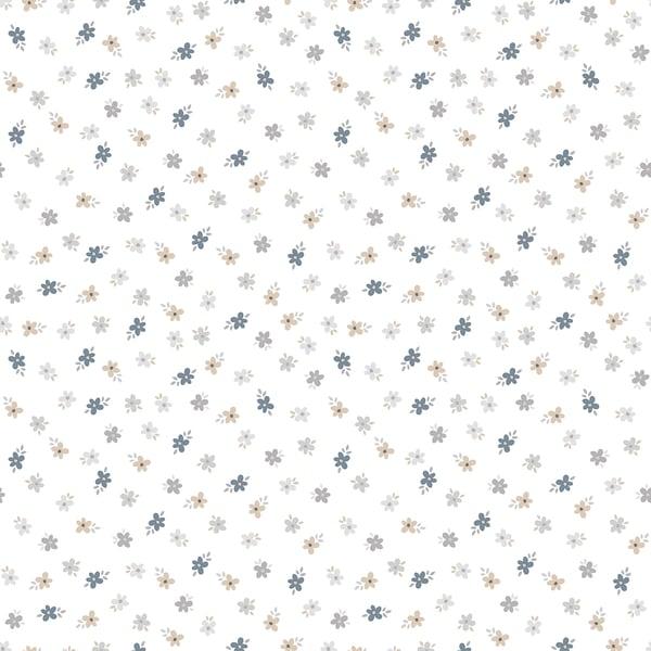 Galerie 14843 Floral Silver Grey Wallpaper