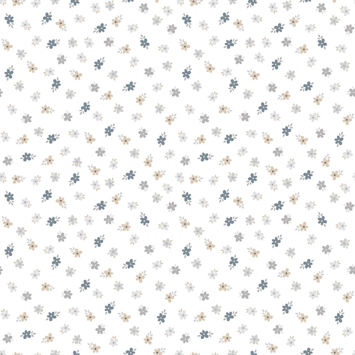 Galerie 14843 Little Explorers 2 Floral Silver Grey Wallpaper 14843 Silver Grey Wallpaper