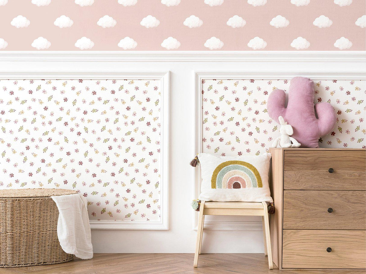 Galerie 14844 Little Explorers 2 Floral Pink Wallpaper 14844 Pink Wallpaper