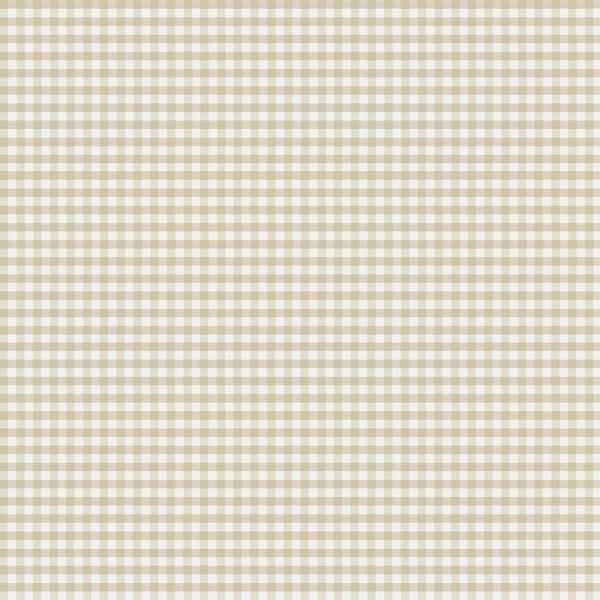 Galerie 14847 Check Plaid Beige Wallpaper