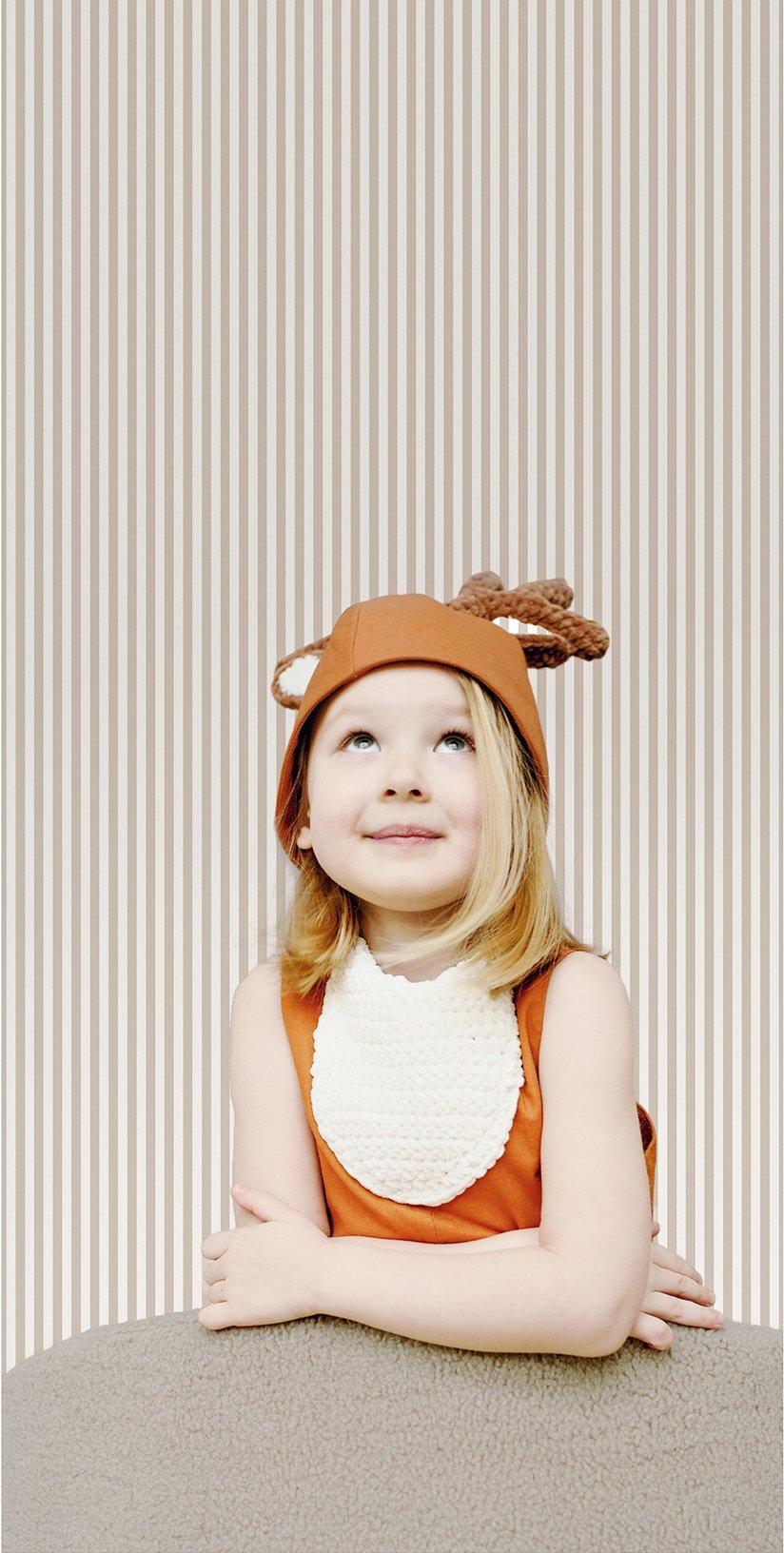 Galerie 14867 Little Explorers 2 Stripe Beige Wallpaper 14867 Beige Wallpaper