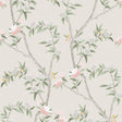 Galerie 1900-5 Spring Blossom Chinoiserie Beige Wallpaper 1900-5 Beige Wallpaper