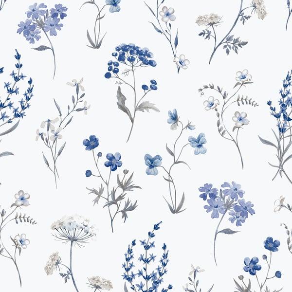 Galerie 1901-1 BOTANICAL Blue Wallpaper
