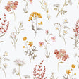 Galerie 1901-3 Spring Blossom BOTANICAL Red Wallpaper 1901-3 Red Wallpaper