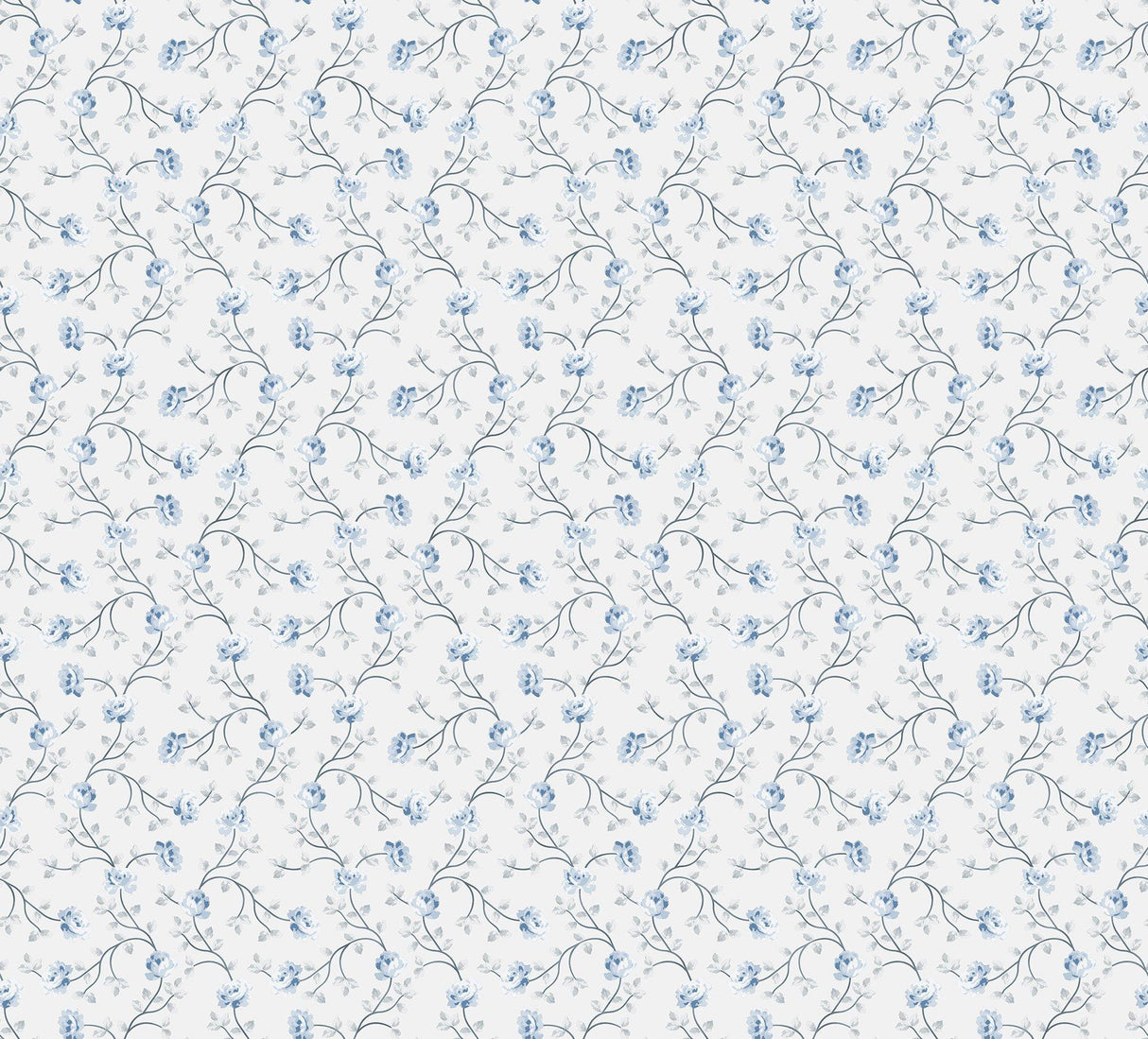 Galerie 1905-2 Spring Blossom Petit Flowers Blue Wallpaper 1905-2 Blue Wallpaper
