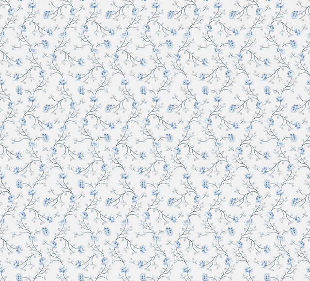 Galerie 1905-2 Spring Blossom Petit Flowers Blue Wallpaper 1905-2 Blue Wallpaper