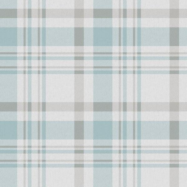 Galerie 1906-1 PLAID Blue Wallpaper