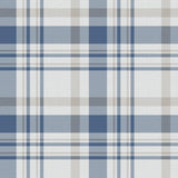 Galerie 1906-2 PLAID Blue Wallpaper