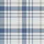 Galerie 1906-2 Spring Blossom Plaid Blue Wallpaper 1906-2 Blue Wallpaper