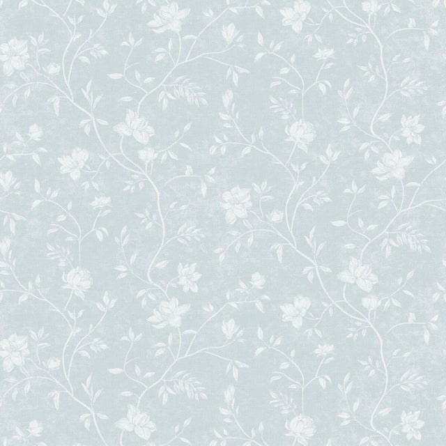 Galerie 1907-1 Spring Blossom Magnolia Blue Wallpaper 1907-1 Blue Wallpaper