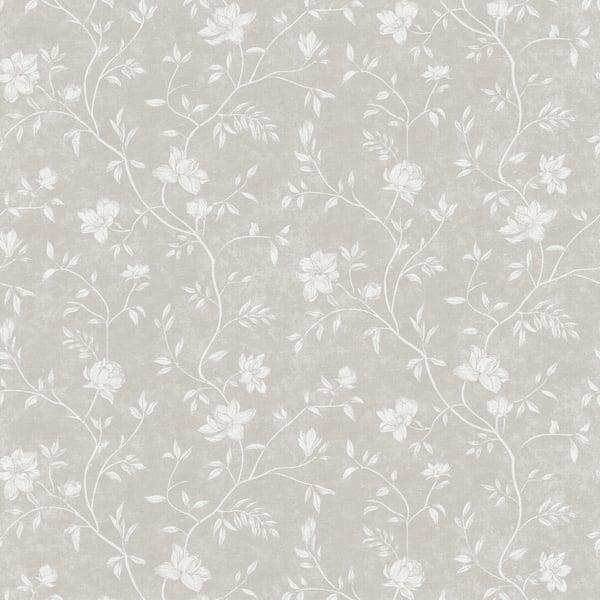 Galerie 1907-2 MAGNOLIA Silver Grey Wallpaper