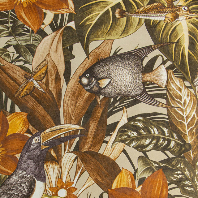 Galerie 26748 Tropical Palau Bronze Brown Wallpaper 26748 Bronze Brown Wallpaper