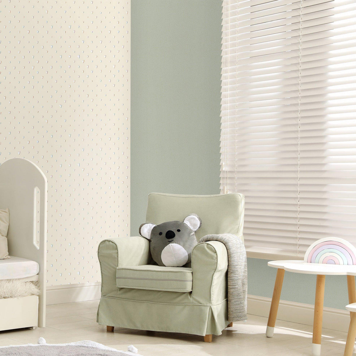 Galerie 26811 Great Kids Mini Dots Silver Grey Wallpaper 26811 Silver Grey Wallpaper
