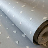 Galerie 26819 Great Kids Hearts Silver Grey Wallpaper 26819 Silver Grey Wallpaper