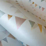 Galerie 26824 Great Kids Garland Silver Grey Wallpaper 26824 Silver Grey Wallpaper