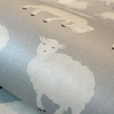 Galerie 26829 Great Kids Sweet Sheep Silver Grey Wallpaper 26829 Silver Grey Wallpaper