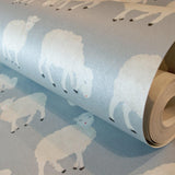Galerie 26829 Great Kids Sweet Sheep Silver Grey Wallpaper 26829 Silver Grey Wallpaper