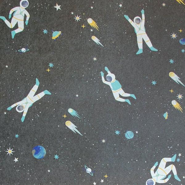 Galerie 26833 Super Space Silver Grey Wallpaper