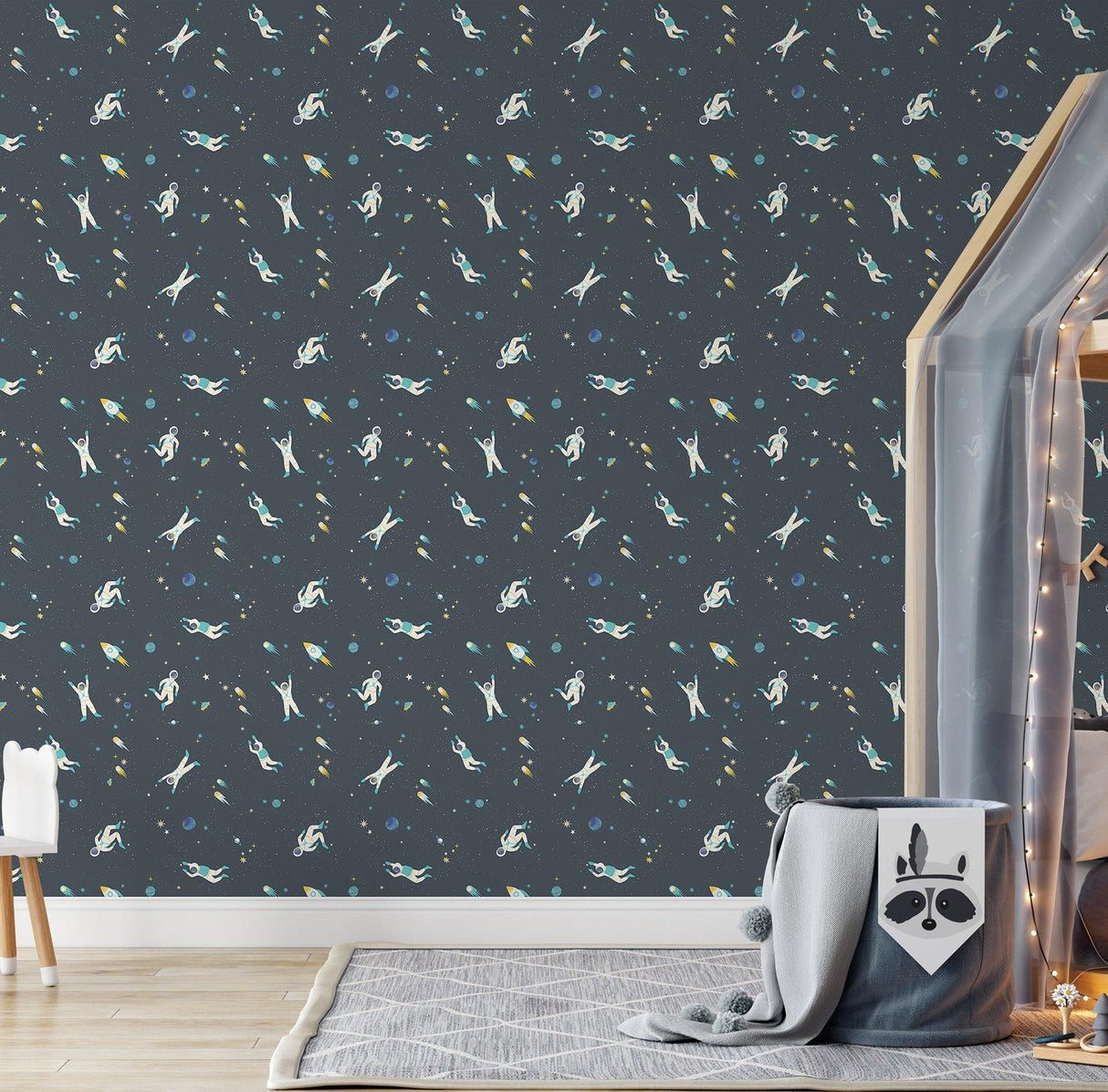 Galerie 26833 Great Kids Super Space Silver Grey Wallpaper 26833 Silver Grey Wallpaper