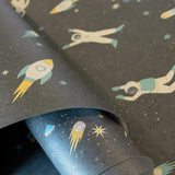 Galerie 26833 Great Kids Super Space Silver Grey Wallpaper 26833 Silver Grey Wallpaper