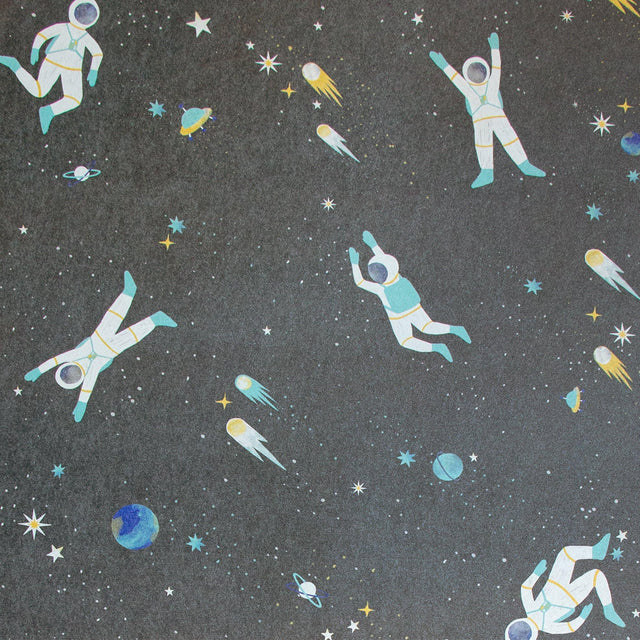 Galerie 26833 Great Kids Super Space Silver Grey Wallpaper 26833 Silver Grey Wallpaper