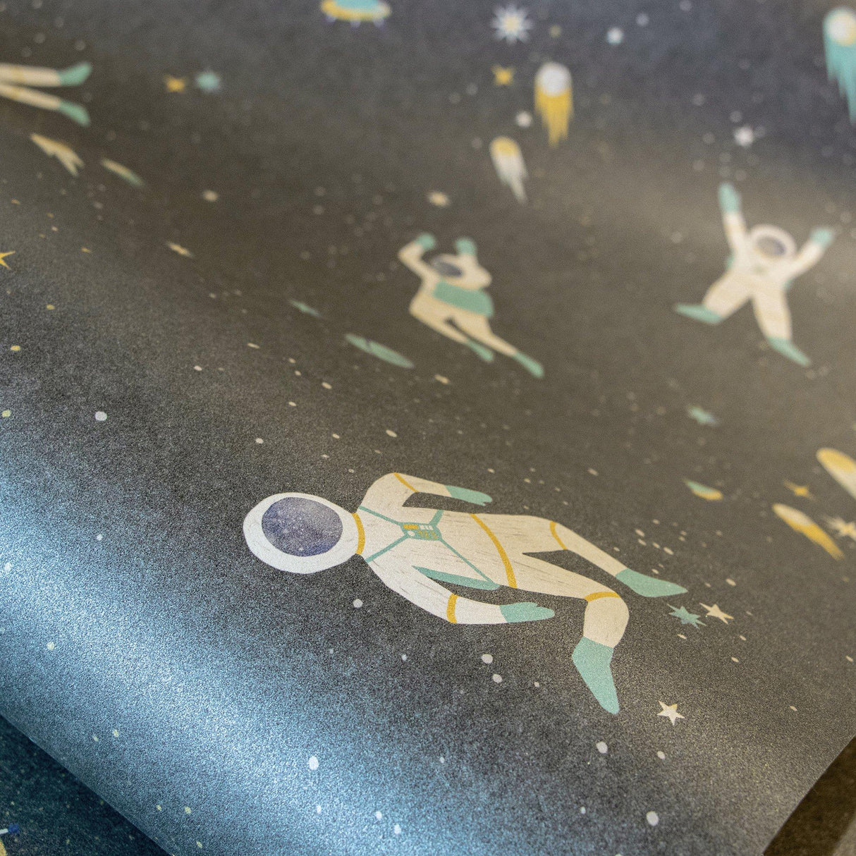 Galerie 26833 Great Kids Super Space Silver Grey Wallpaper 26833 Silver Grey Wallpaper