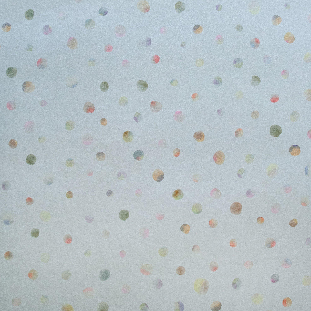 Galerie 26837 Great Kids Watercolor Dots Silver Grey Wallpaper 26837 Silver Grey Wallpaper