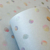 Galerie 26837 Great Kids Watercolor Dots Silver Grey Wallpaper 26837 Silver Grey Wallpaper