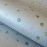 Galerie 26837 Great Kids Watercolor Dots Silver Grey Wallpaper 26837 Silver Grey Wallpaper