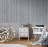 Galerie 26848 Great Kids Stripes Silver Grey Wallpaper 26848 Silver Grey Wallpaper
