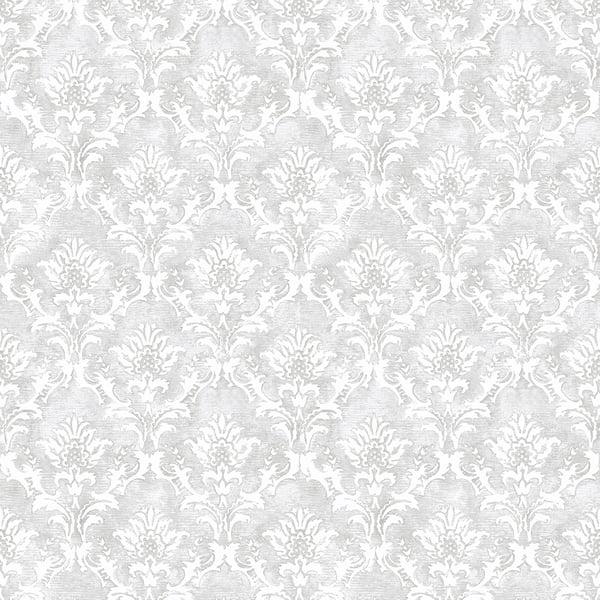 Galerie 26864 Lisboa Silver Grey Wallpaper