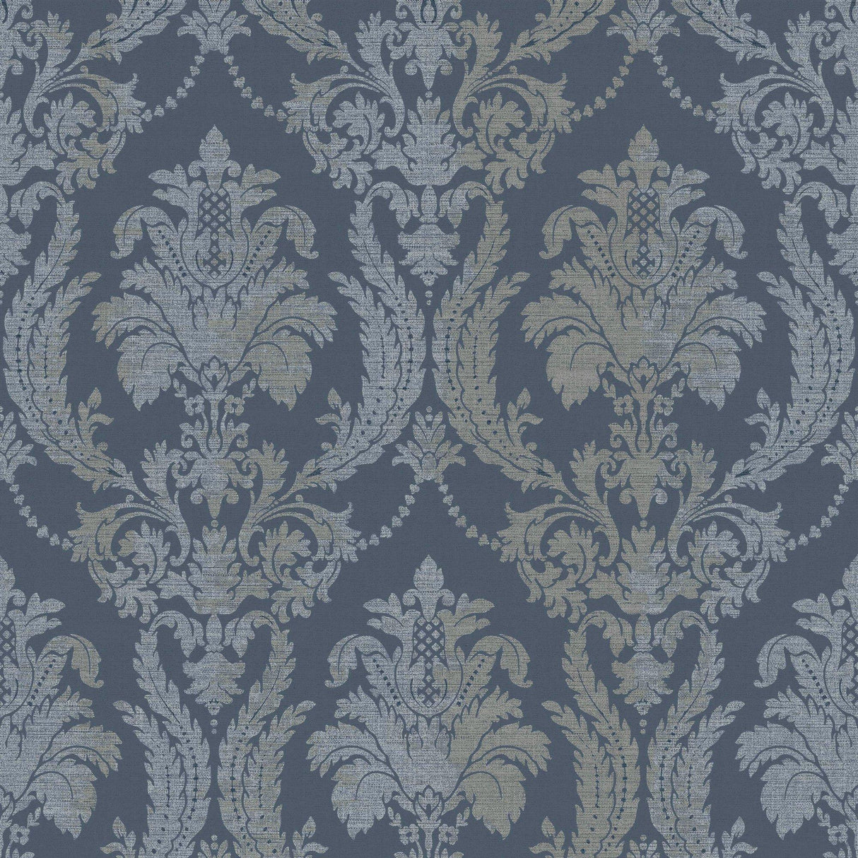 Galerie 28809 Italian Style Damasco Thema Blue Wallpaper 28809 Blue Wallpaper
