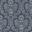 Galerie 28829 Italian Style Damasco Cairo Blue Wallpaper 28829 Blue Wallpaper