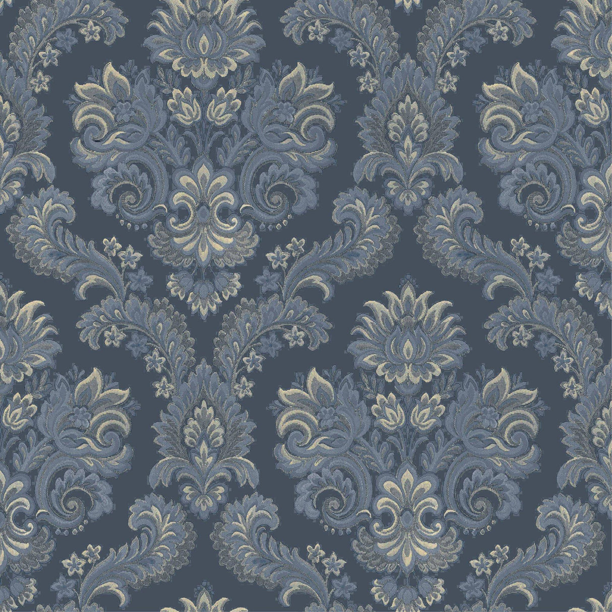 Galerie 28829 Italian Style Damasco Cairo Blue Wallpaper 28829 Blue Wallpaper