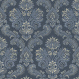 Galerie 28829 Italian Style Damasco Cairo Blue Wallpaper 28829 Blue Wallpaper