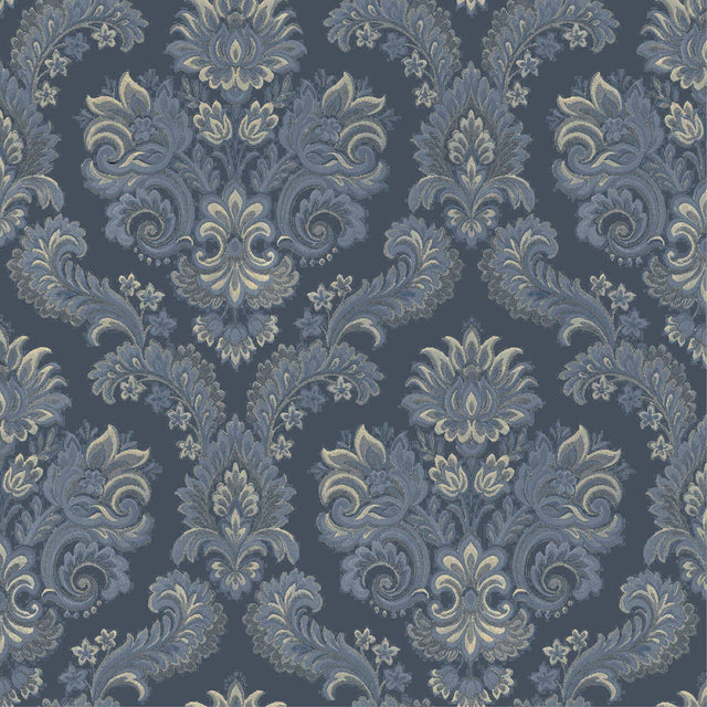 Galerie 28829 Italian Style Damasco Cairo Blue Wallpaper 28829 Blue Wallpaper